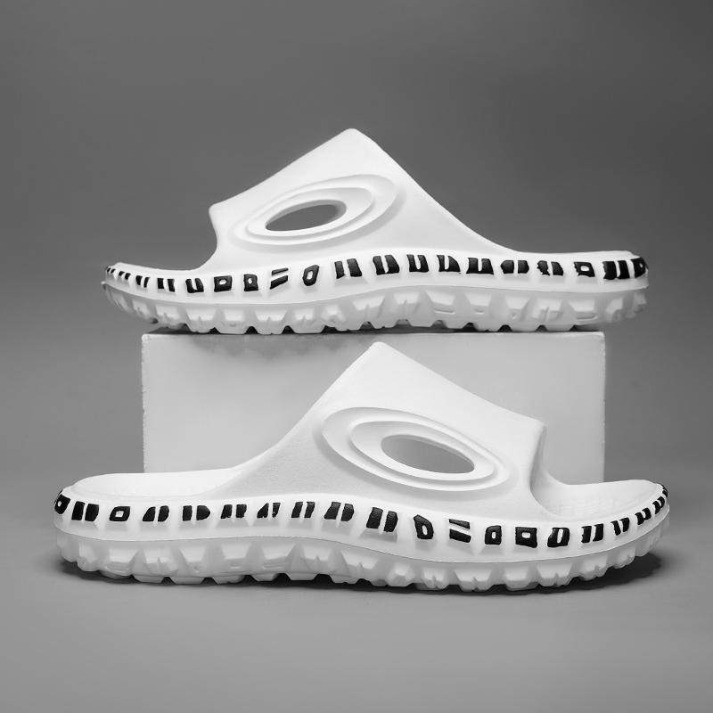 Летние новые мягкие тапочки на платформе для мужчин и женщин, модная одежда, тапочки, домашние сандалии, мужская пляжная повседневная обувь, нескользящая