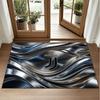 Juventus FC Design Crystal Velvet Rug Soft Decorative Mat for Bedroom Entrance