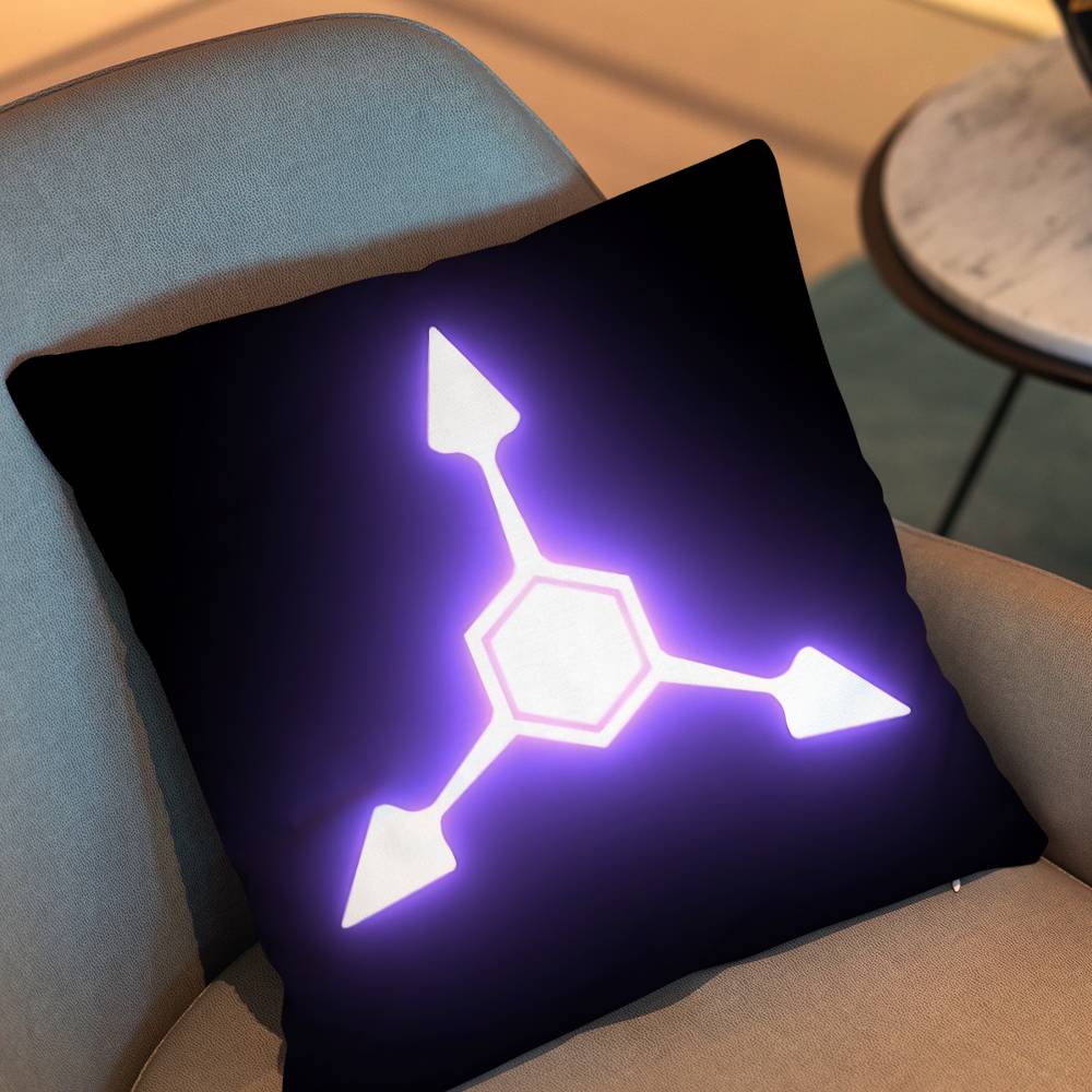 Uzi Doorman Game N Murder Drones Pillow Case Anti-Dustmite Pillowcase Invisible Zipper Silky Short Plush Sofa Cushion Cover