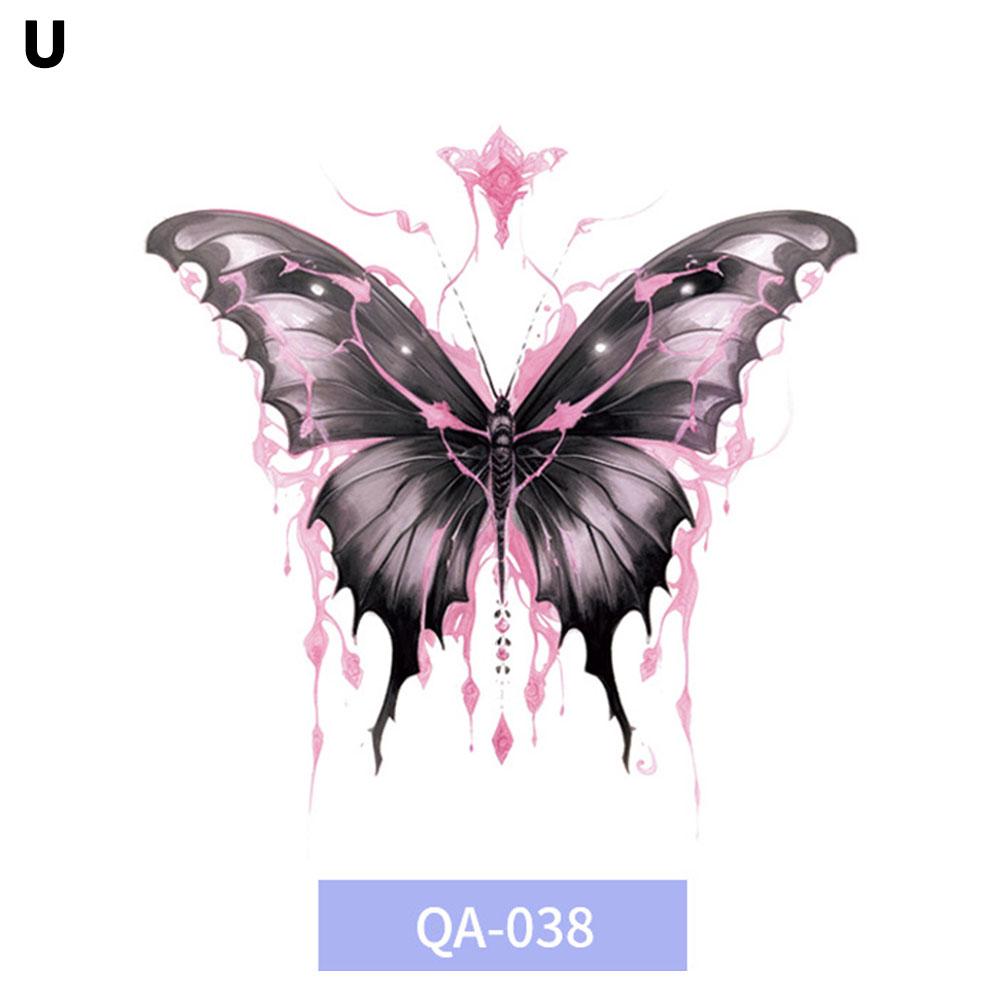 Красочные наклейки-тату с бабочками, водостойкие, долговечные, милые, японские, дофаминовые, смываемые татуировки G1S6