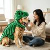 120cm/90cm Dinosaur Skeleton Dog Costume Funny Halloween Pet Outfit Large Animal Cosplay Clothes for Dogs