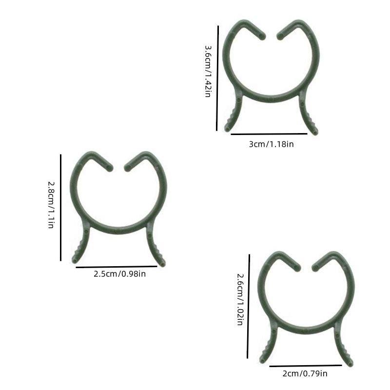100/200 шт. зажимы для поддержки растений для вьющихся растений многоразовые зажимы для захвата садовых овощей и томатов