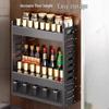Multi-functional Wall-Mounted 3-Tier Spice Rack