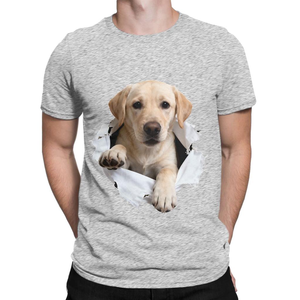fawn Lab fetch Novelty 100 Cotton TShirt Labrador Retriever Tees Tops For Unisex