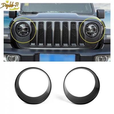 2 шт. Накладка на фару для Jeep Wrangler JL JT 2018