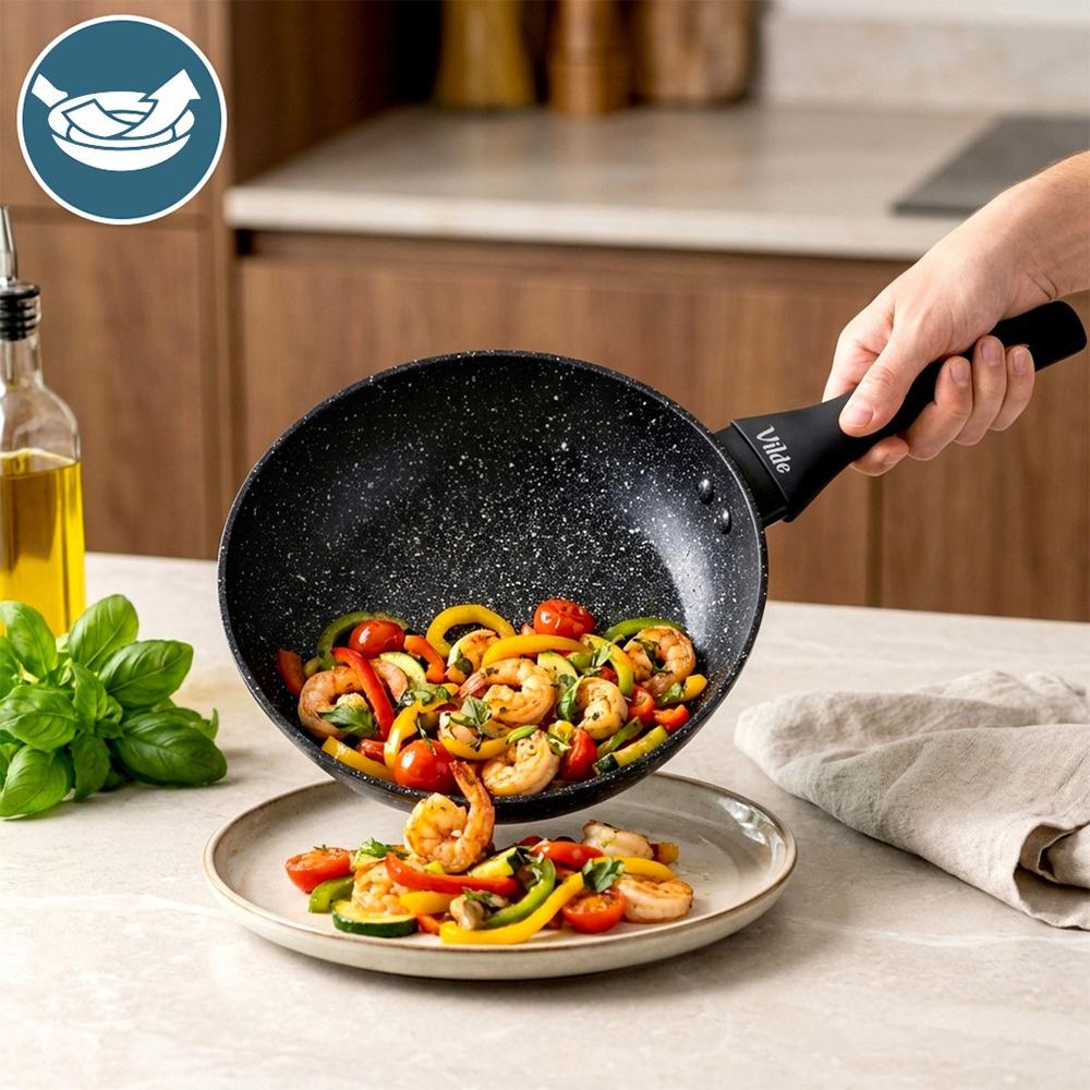 Basic Line Non-stick Granite Frying Pan 20