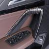 Для BMW X1 2023 2024 2025 Отделка накладки на полоску подлокотника внутренней двери из углеродного волокна 4 шт.