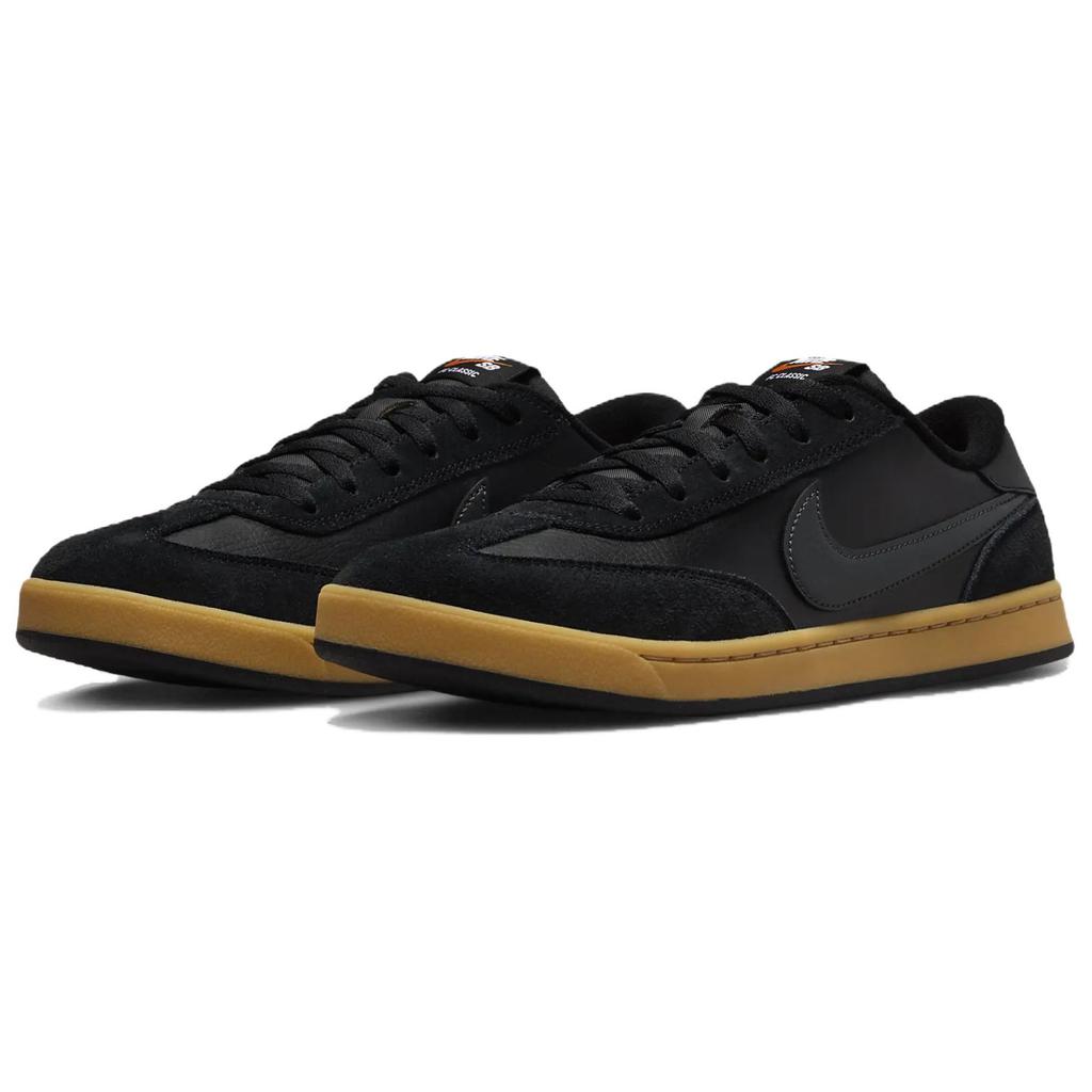 Nike FC Classic SB Black Anthracite Men Sneakers Vivid-Orange 909096-008