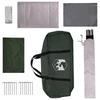 Family Tent with Roof Olive Green 320 x 210 x 180 cm Polyester