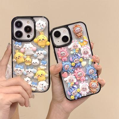 Мультяшный Милый Jiwa Girly Heart Чехол для Телефона для IPhone17Promax Нишевый 15plus Женский Новая Модель 14