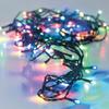 Multifunction Battery Operated Garland 48 LEDs Green Cable Multicolor Light 4M