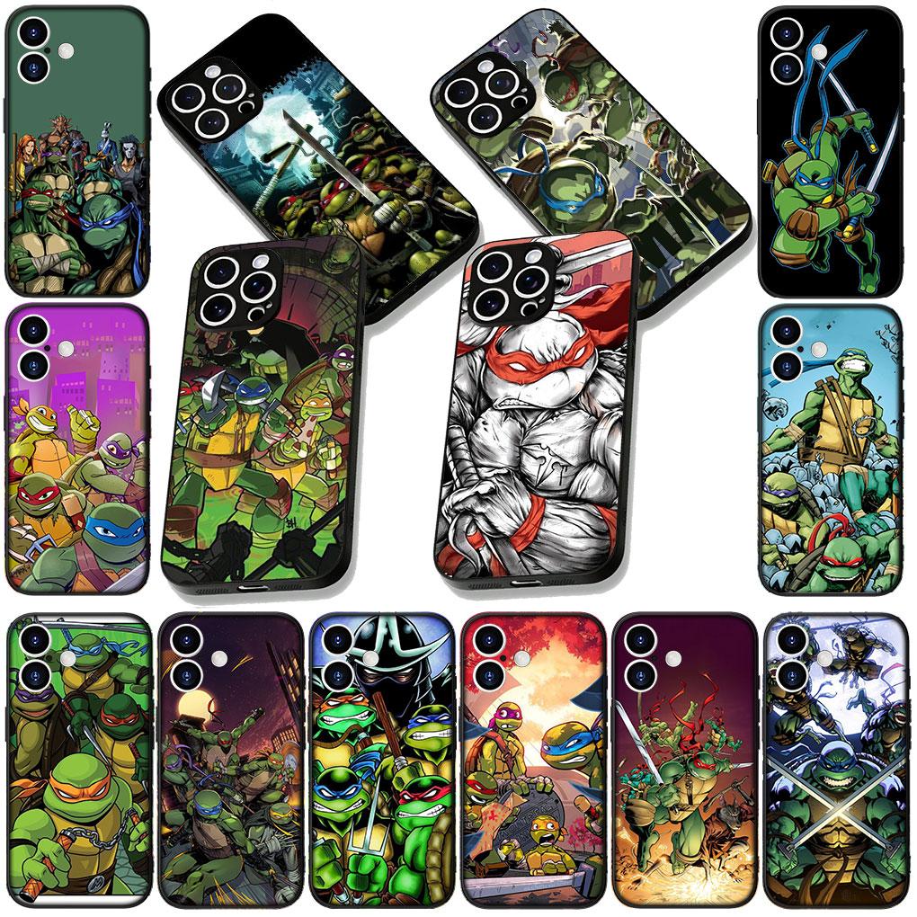Cartoon n-Ninjas Wallpaper T-Turtles for Motorola Moto E13 E20 E32 E22 G22 G23 G32 G60 G72 G7 G82 G8 G9 Plus Power Phone Case