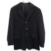 Made In Italy Long Sleeve 100% Wool Tailored Jacket 46 Black Men's Used