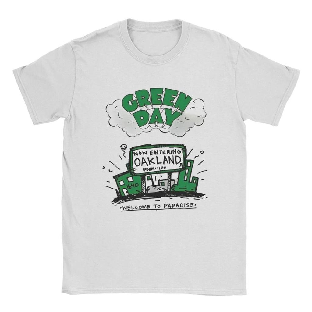Green Days T Shirt Dookie Scene Pure Cotton Fashion T-Shirts Crewneck Saviors Harajuku Hip Hop Fans Gift Tees Short Sleeve