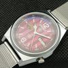 ВОССТАНОВЛЕННЫЕ ВИНТАЖНЫЕ SEIKO 5 AUTO 7009A ЯПОНИЯ МУЖСКИЕ D/D КРАСНЫЕ ЧАСЫ 610b-a318050-9 SKU610b-a318050