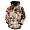 German Shepherd Dog Men 3D Print Fashion Popular Sweatshirt Spring Autumn Men's And Women's Pullover Street Harajuku Hoodies