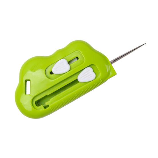 Магнитная направляющая для шва 3 в 1 Многофункциональная направляющая для шитья со шкалой, нитевдеватель для иглы, распарыватель швов, направляющая для шва, подгибатель для швейной машины