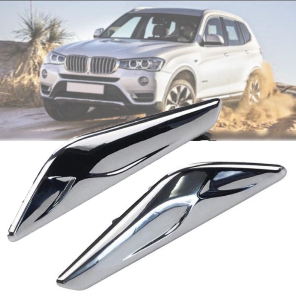 Silver Chrome Plated Front Mudguard Two Sides Fender for BMW X3/X4/F25/F26 51117338569 51117338570