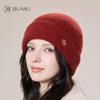 Women's 100% Cashmere Knitted Beanie Hat