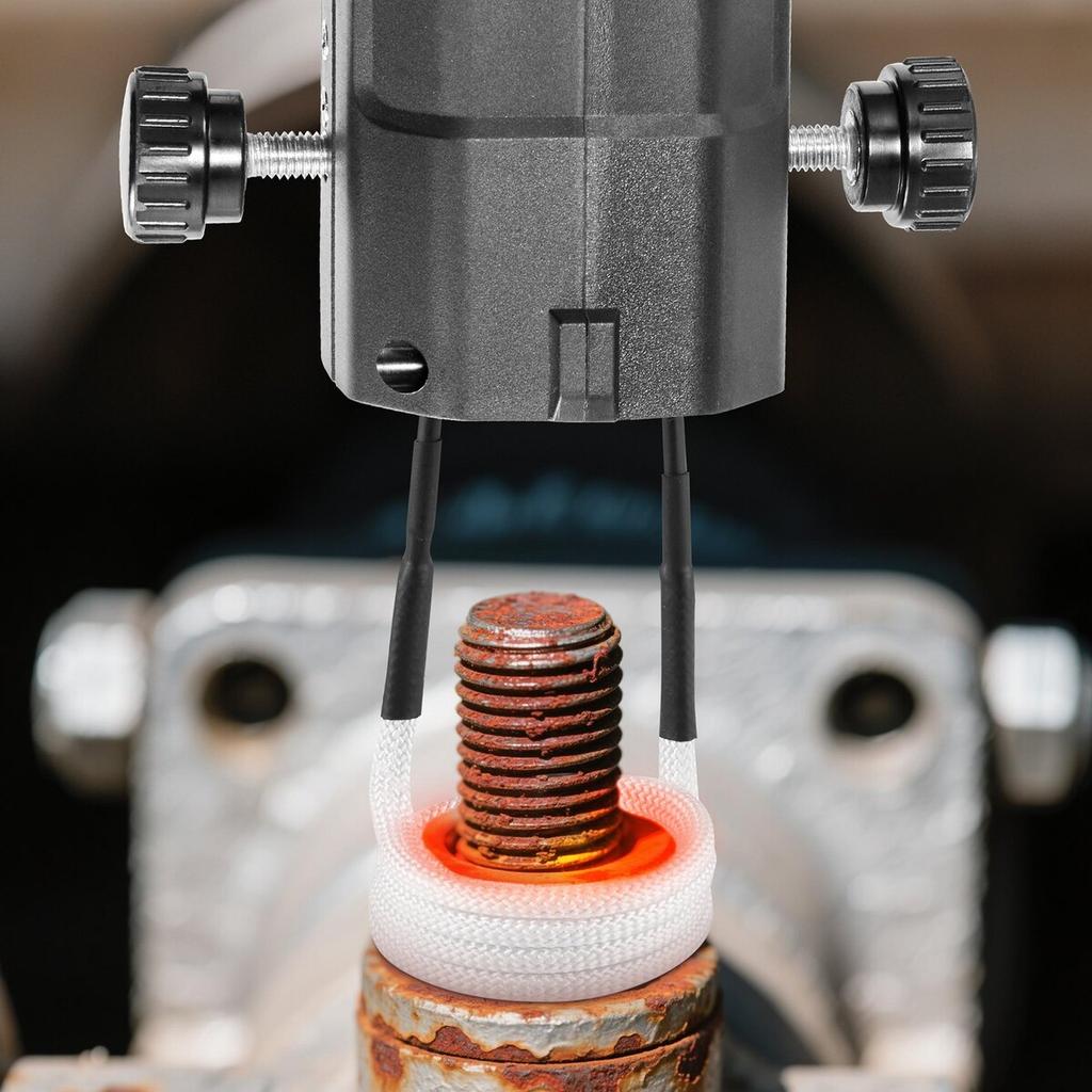 Induction Heater Bolt Removal, 1800W 230V Magnetic Induction Heater Kit, Handheld Nut Buster Tool, Mini Heating Machine for Rusty Screw Removing, Car