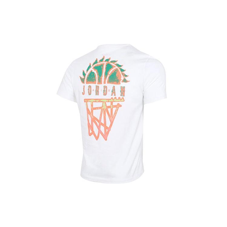 Air Jordan MENS DNA Casual Sports Knit Crew-neck Short Sleeve White Men's CZ8060-100