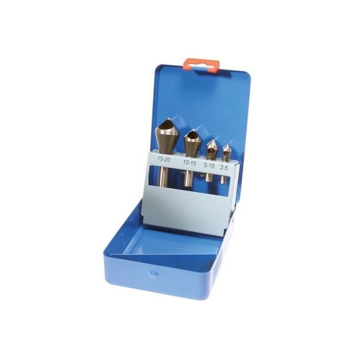 Fraises à chanfreiner, avec trou transversal 4 pièces