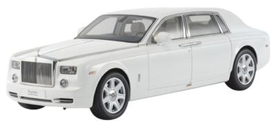 Kyosho Оригинальный Phantom EWB английский белый готовый продукт 1/18 Rolls-Royce