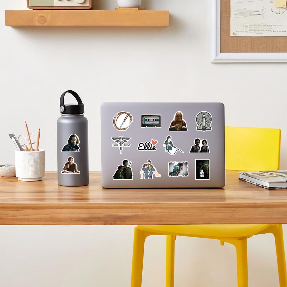 100 шт. Водонепроницаемые виниловые наклейки The Last of Us для автомобилей, телефонов, фортепиано, гитар