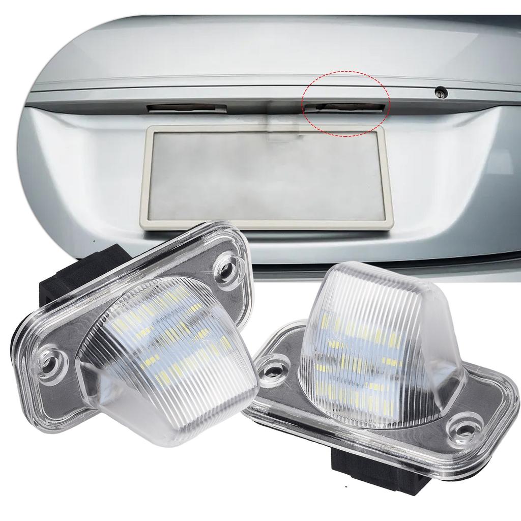 Белый для T4 номерного знака, фонарь лампы 1990-2003 годов, ABS + светодиод, 50000 часов