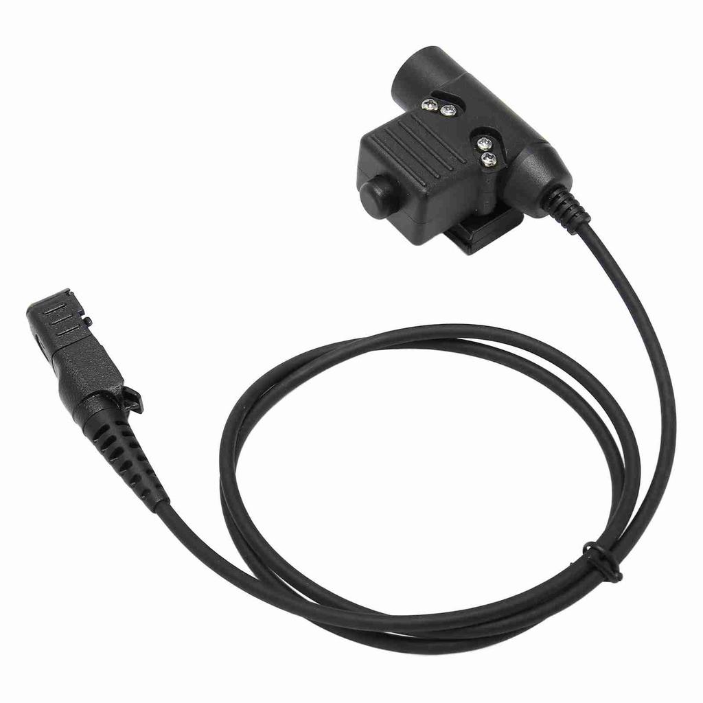 PTT Headset Adapter Push To Talk Connector for Motorola Xir P6600 P6620 XPR3300 XPR3500 MTP3250