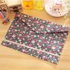 Elegant Floral A4 File Bag Document Protector Button Folder Portable Test Paper Organizer  Office