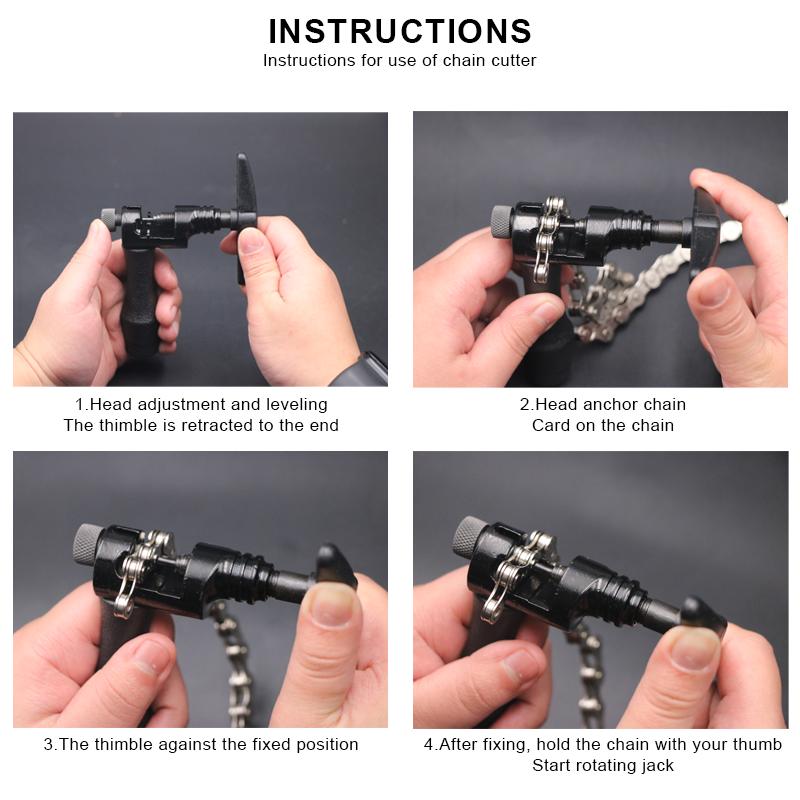 Набор инструментов для ремонта цепи велосипеда Индикатор проверки износа цепи Плоскогубцы для снятия цепи велосипеда для скоростей 6/7/8/9/10/11/12