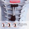 Solid Elastic Shoe Laces Sneakers Tennis Lock Shoelaces Without Ties Adult Kids Round Shoelace Rubber Bands for Shoes Accesories