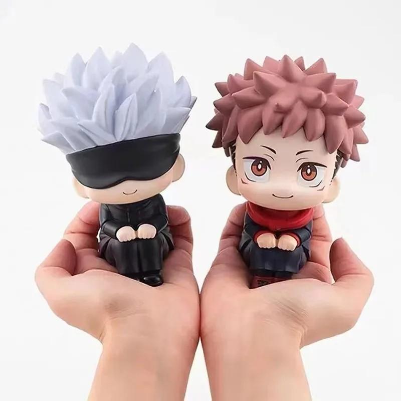 Фигурка Jujutsu Kaisen 4 стиля 10 см ПВХ Модель Итадори Юдзи Годзё Сатору Фусигуро Мэгуми Кугисаки Милая Фигурка Игрушка Подарок Ребенку