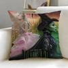 popular movie Wicked Part One Cushion Cover Soft & Easy-Wash Pillow Case – Versatile for Couch, Bed, Travel and Office