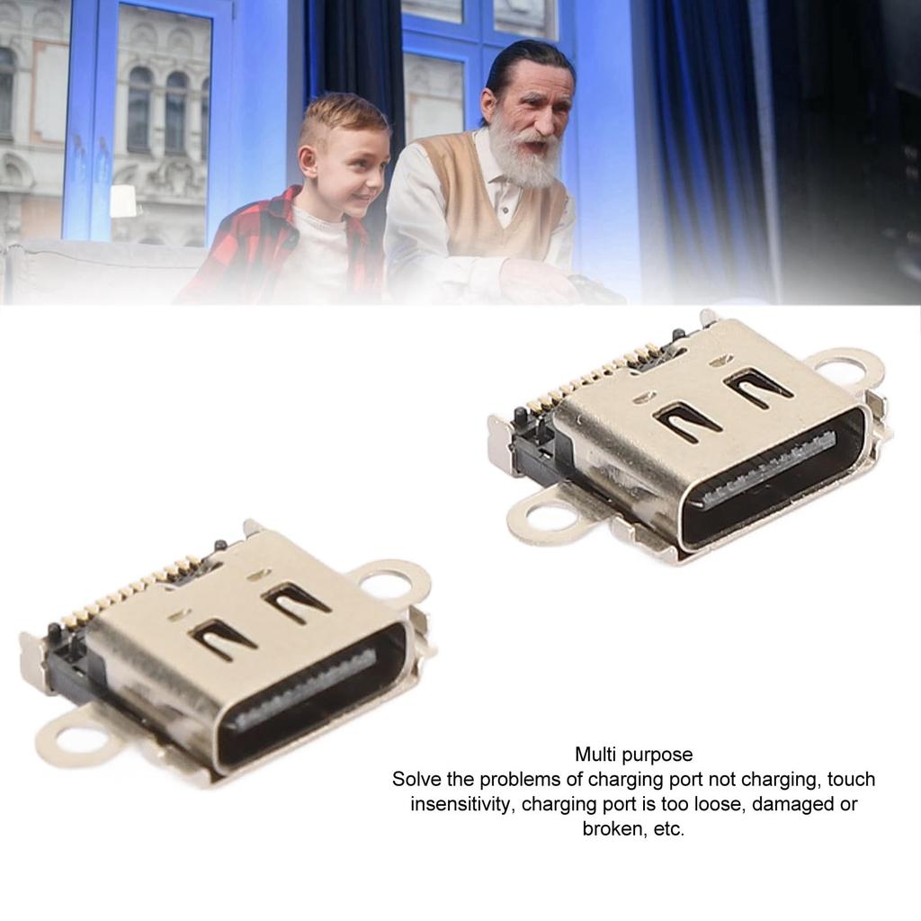 2 Сменных порта для зарядки для док-станции консоли USB C Зарядный порт с винтами и ремонт для Lite HDH 001 Type-C Lite, Инструменты,