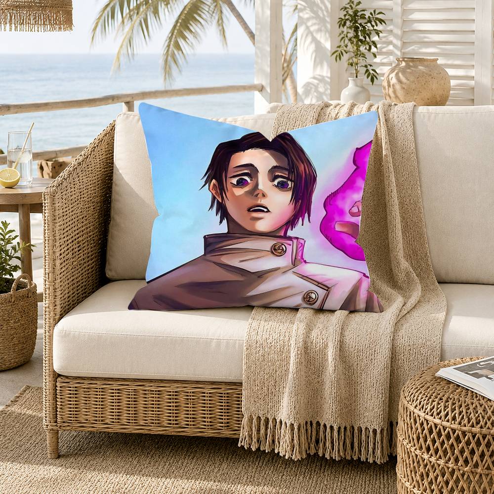 Okkotsu Yuta Jujutsu MManga Pillow Case for Sofa Living Room Home office Decor Protective Cover