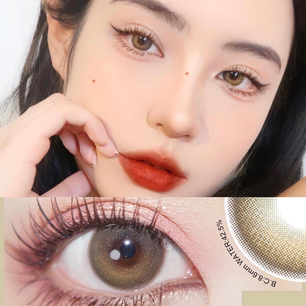 Easysmall вишнево-фиолетовые мягкие контактные линзы для глаз, высокое качество, натуральные цвета, маленькая красота, близорукость для зрачков, рецепт