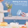 Cordless Electric Egg Beater Handheld Mixer 3-Speed Control USB Rechargeable Blender for Baking Pancake Portable Whisk Beaters