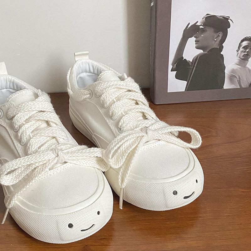 Женская обувь Кроссовки Вулканизированная обувь Женская платформа Повседневная Весна Осень Шнуровка Плоская обувь Спортивная женская обувь Кроссовки из ткани