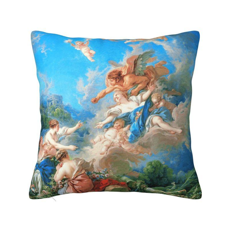 Fashion Vintage Rose Victorian Angel Cushion Covers xcm Polyester Throw Pillow Case for Sofa Square Pillowcase Decoration