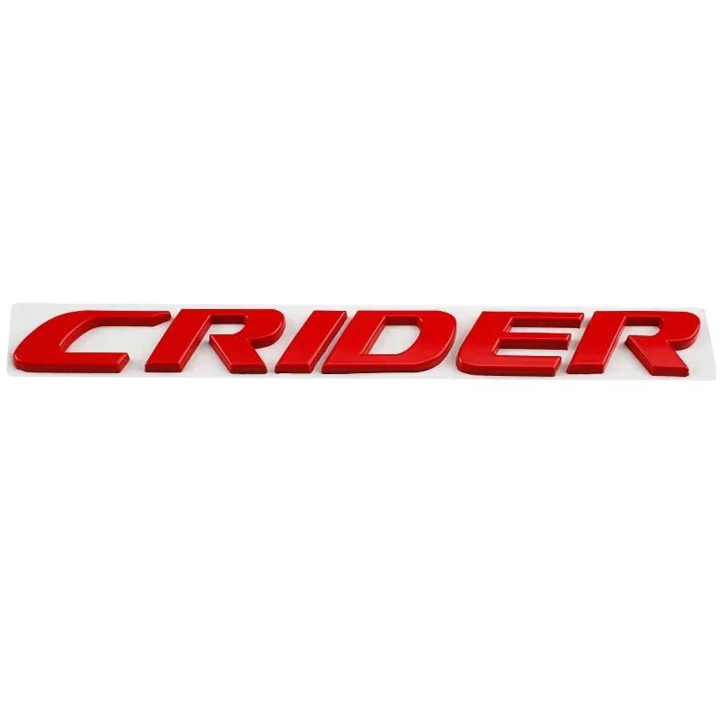 MPC4 Honda CRIDER 3D Металлические Наклейки на Автомобиль 20 см Значок на Боковое Крыло Стайлинг Логотип Эмблема Наклейки Аксессуары для Заднего Багажника для 2011 2023 2025 M