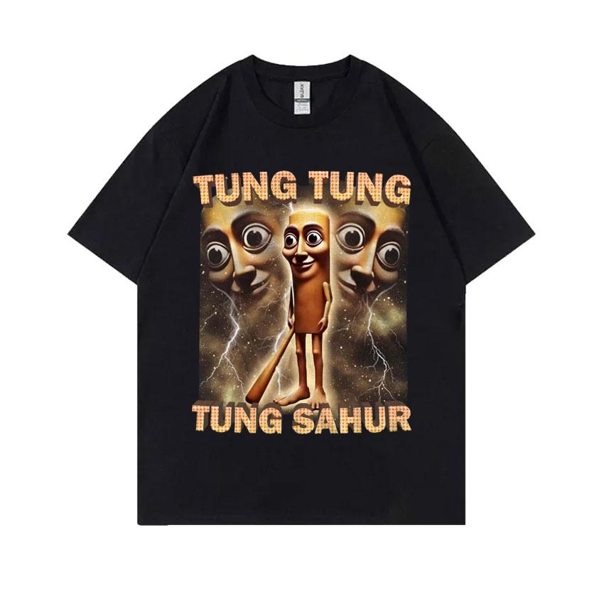 Italian Brainrot Funny Meme T-shirt Brr Brr Patapim Tralalero Tralala Bombardiro Crocodilo Tung Tung Tung Sahur Graphic T Shirts