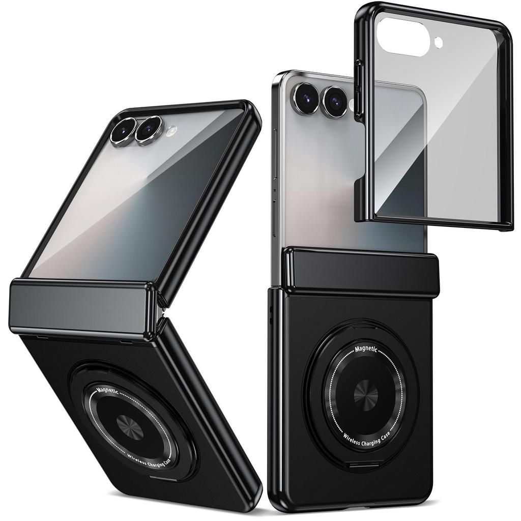 Магнитный чехол для Galaxy Z Fold 8/7 и Z Flip 7 с поворотной подставкой и защитной пленкой