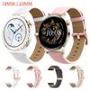 Rose Gold Buckle 18mm Leather Strap for Garmin Venu 2S Vivoactive 4S Forerunner 255s 265S 20mm Replacement Bracelets for Galaxy Watch4 3 Active 2