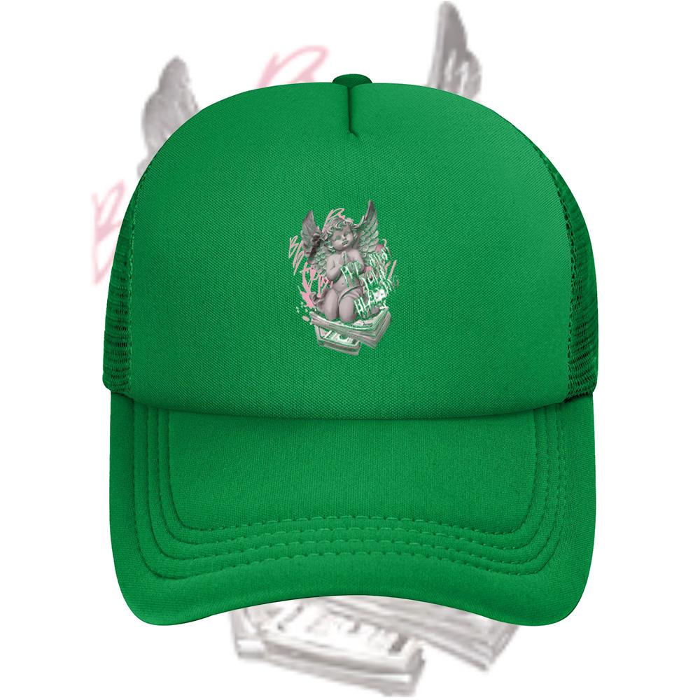 Angel money wings praying blessing faith Baseball Cap Anime Graphic Hats Adult Unisex Women Sports Outdoor