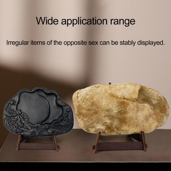 Display Stand Vintage L-shaped Wooden Plate Stand Multi-Purpose Picture Display Holder for Home Decoration