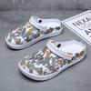 2025 Summer Large Size 4849 Sandals Men's Fashion Casual Slippers Outdoor Beach Shoes Breathable Hole Shoes