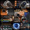 New Military 1.7 inches SmartWatch 1000Mah Battery Fitness Tracking 10ATM Waterproof Sport Flashlight call Bracelet For Men