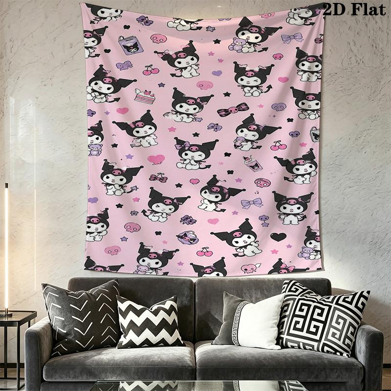 Rock Star Dreams Cute Guitar Wall Tapestry Tapestry Background Cloth Wallmounted Home Decor Work Of Art Soft